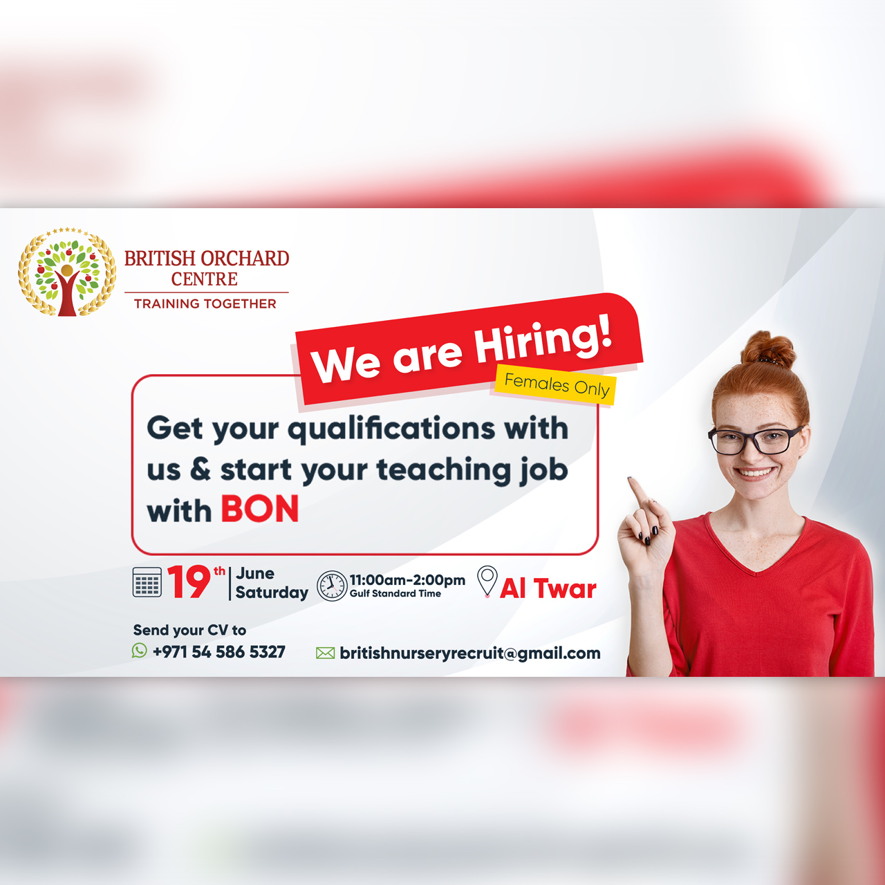 Recruitment Fair - We are hiring!