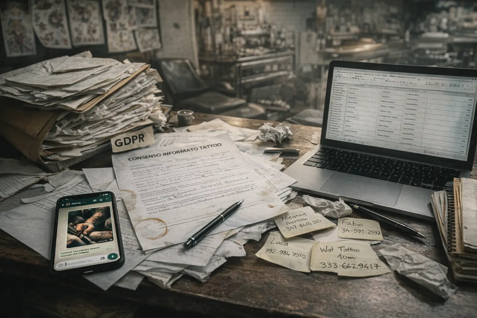 GDPR tatuatori: guida pratica per gestire i dati dei clienti