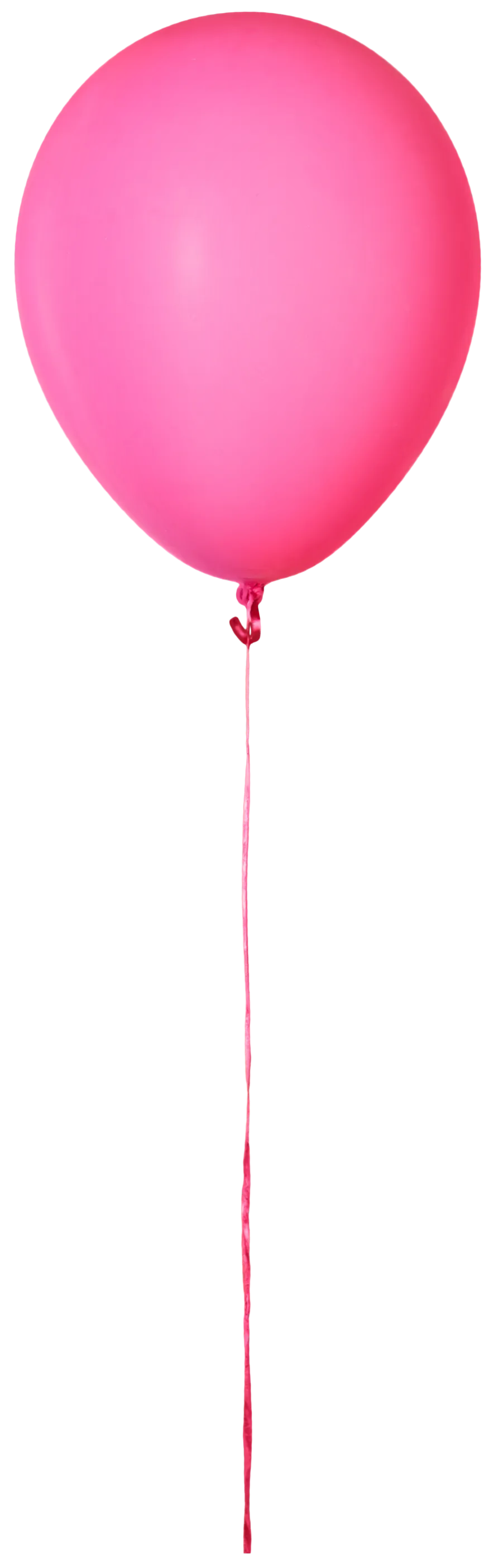 Aufsteigender Ballon in pink