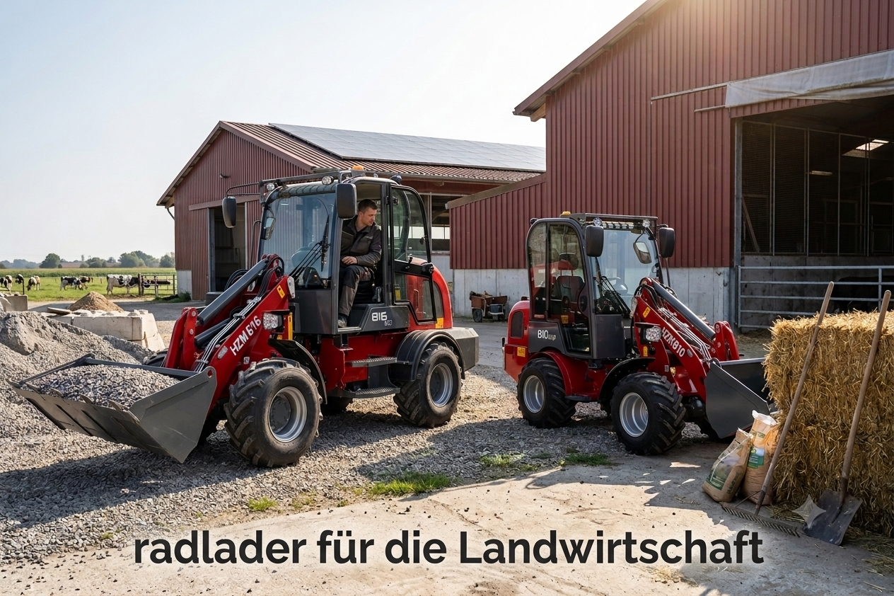 Radlader für die Landwirtschaft, welches Modell ist das richtige? HZM-Europa