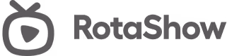 RotaShow brand name with a rounded square TV icon containing a play button.