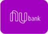 Nubank logo in white on a purple background.
