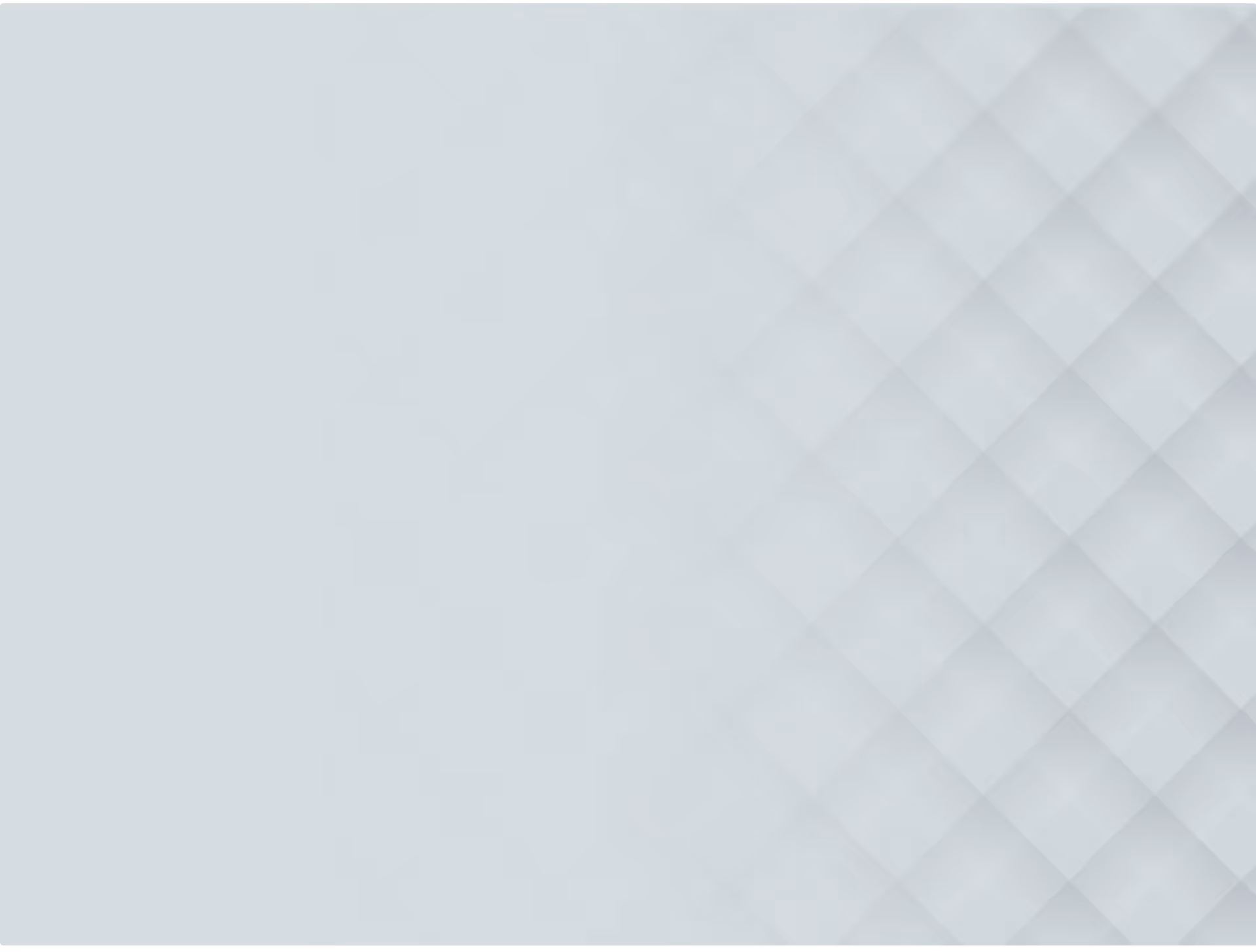 Abstract pale blue and gray geometric background with a gradient diamond pattern on the right side.