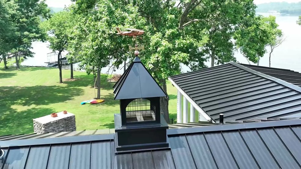 Custom fabricated metal roofing work by The Metal Roofers in Tennessee