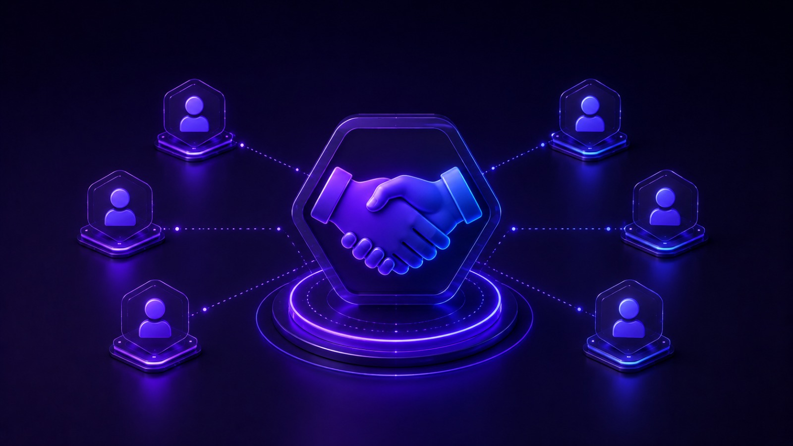 Cybersecurity team working together