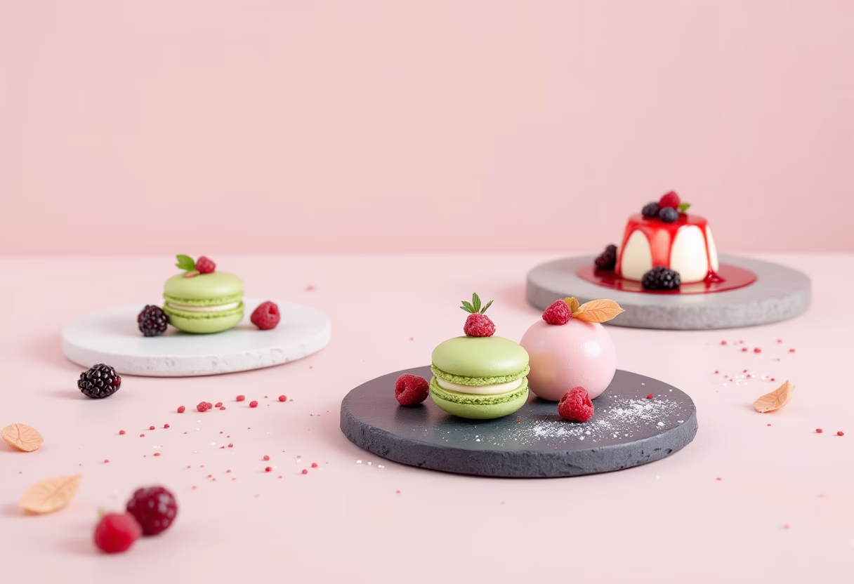 image of curated seasonal dishes for a modern restaurant
