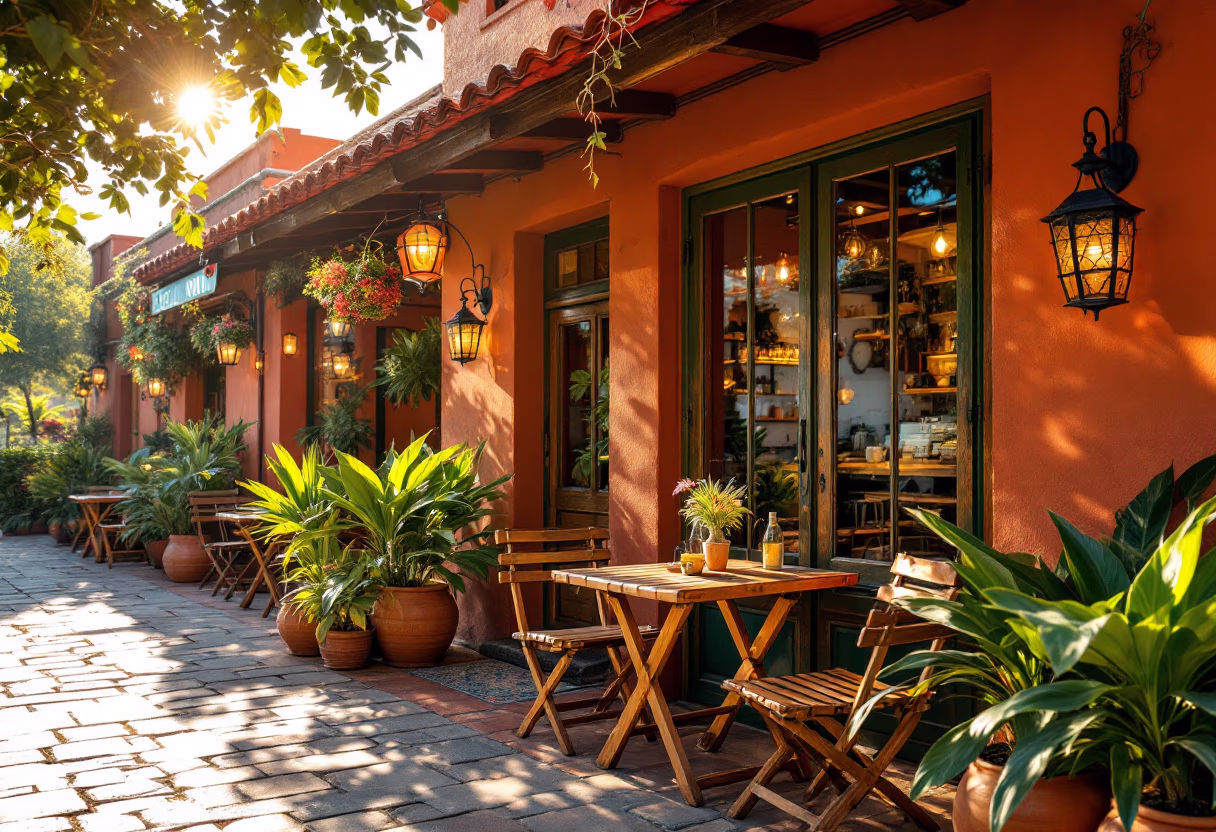 image of restaurant exterior (for a mexican restaurant)