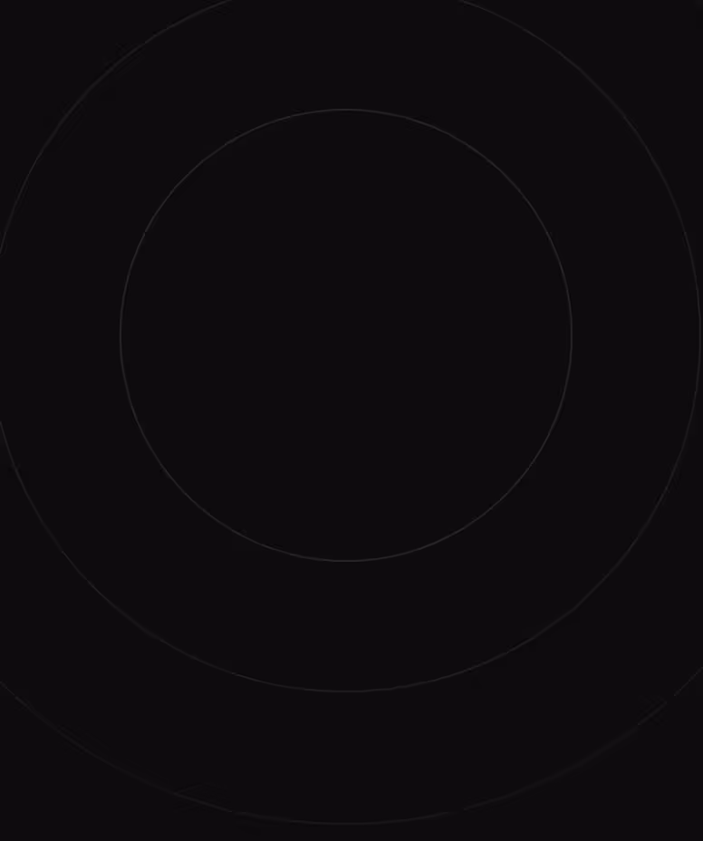 Black background with four concentric circles outlined in a darker shade of black.