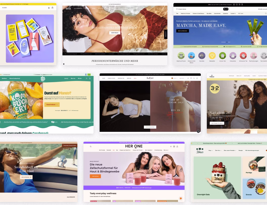 Shopify Shop Beispiele: erfolgreiche deutsche Onlineshops im Überblick