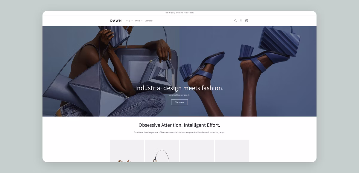Shopify-Theme Dawn: schnelles, kostenloses Referenz-Theme von Shopify