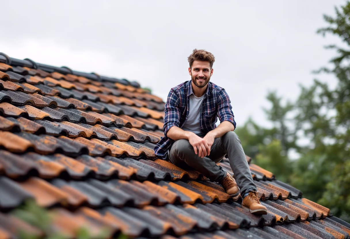 image of inspected roof structure