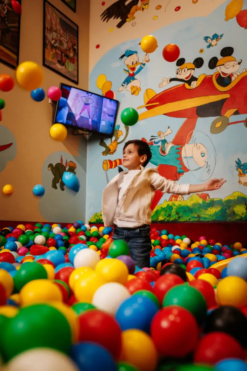 Kids play corner at BabyBack Ribs & BBQ