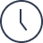 A black and white photo of a clock.
