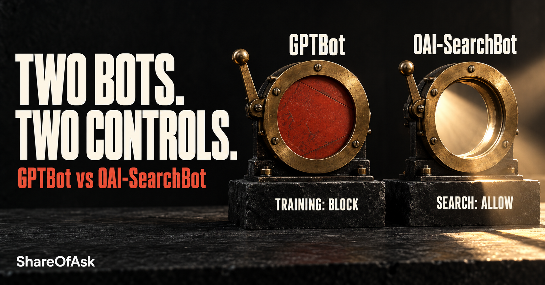 GPTBot vs OAI-SearchBot: Block AI Training Without Blocking ChatGPT Search