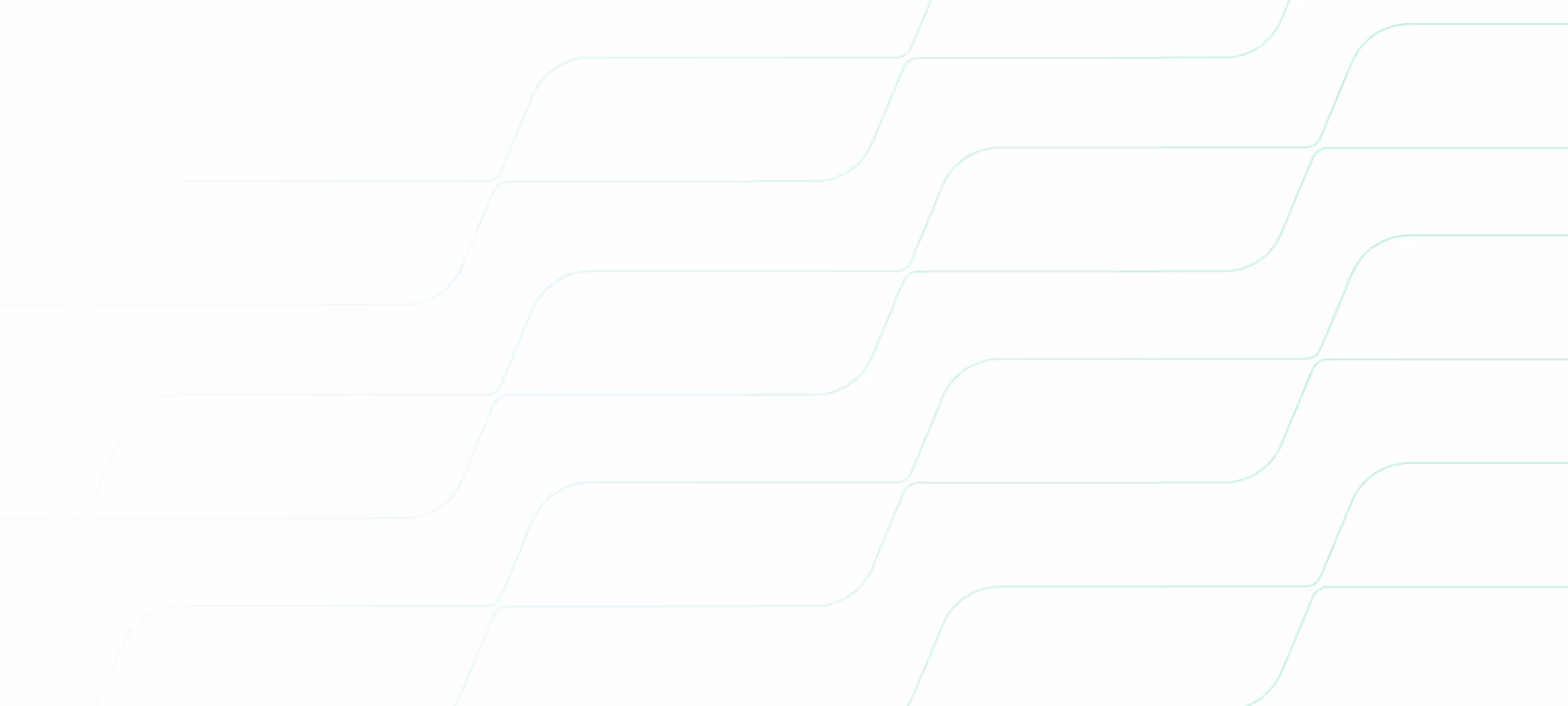 White background with faint pale green curved lines forming a pattern.