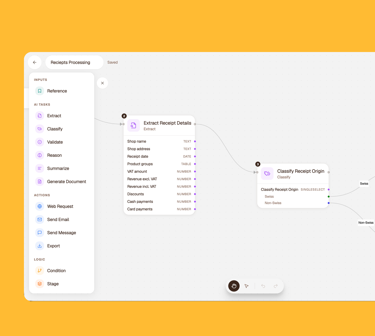 ALK Workflows turning a stack of documents into a completed run