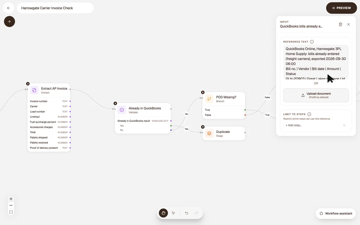 Start with what's already in QuickBooks