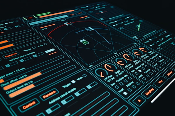 image of ai course modules on screen