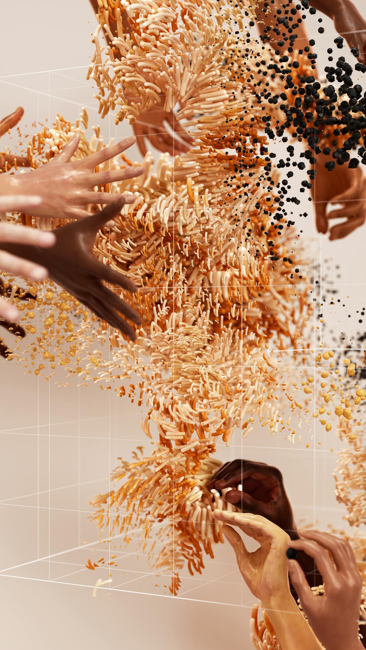 AI-generated abstract visualization by Google DeepMind