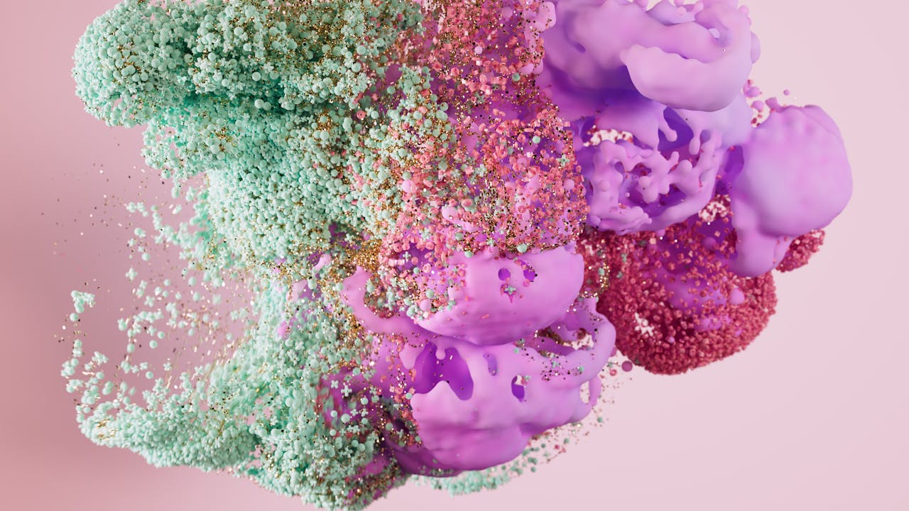 AI-generated abstract visualization by Google DeepMind