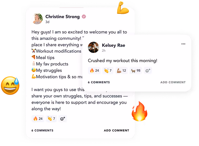 In-app community on phone