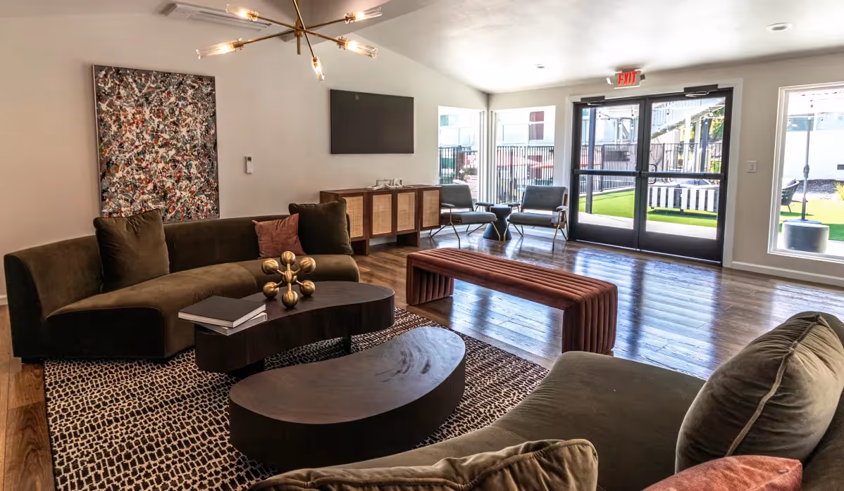 Clubhouse with seating area