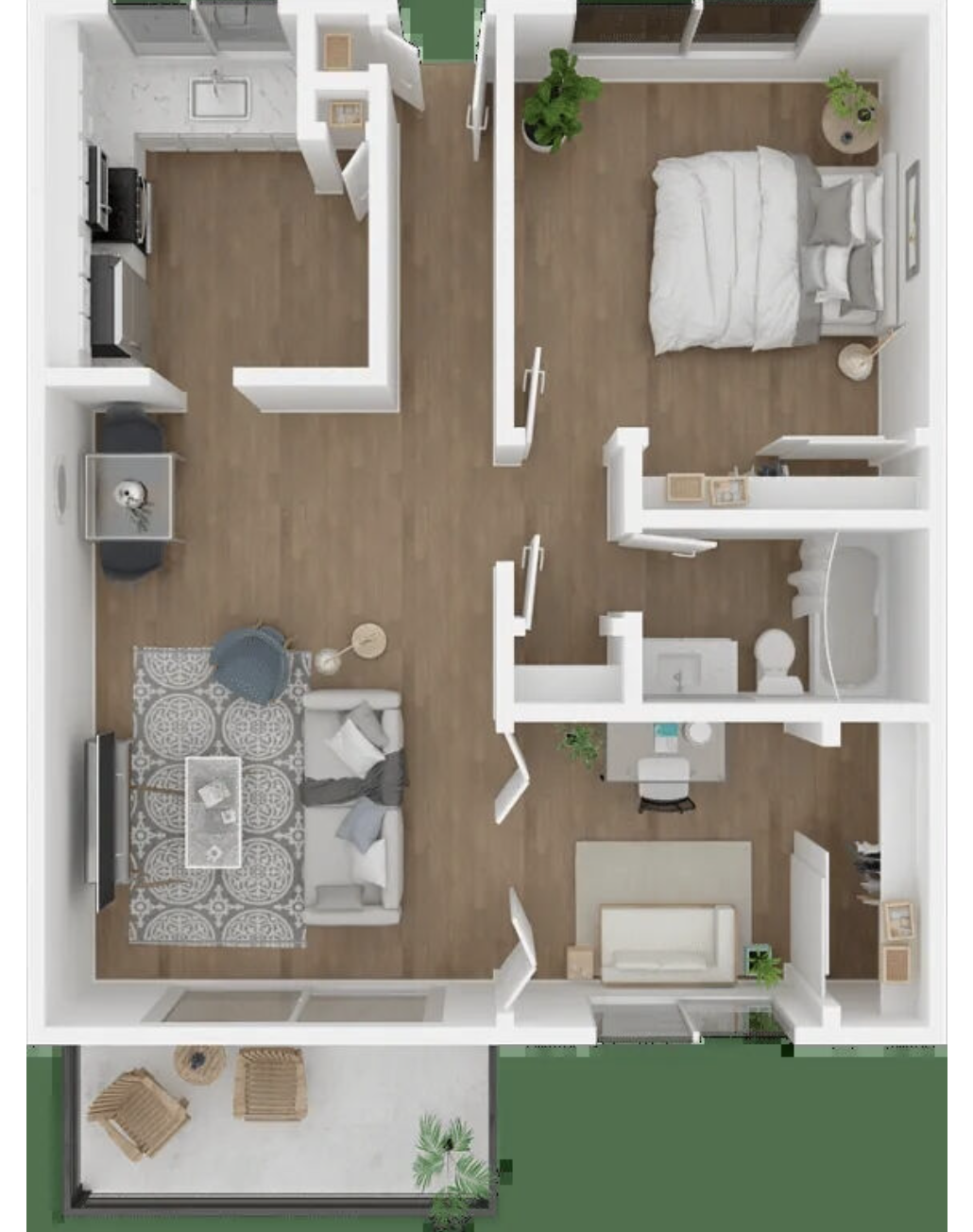 1BD, 1BTH BR