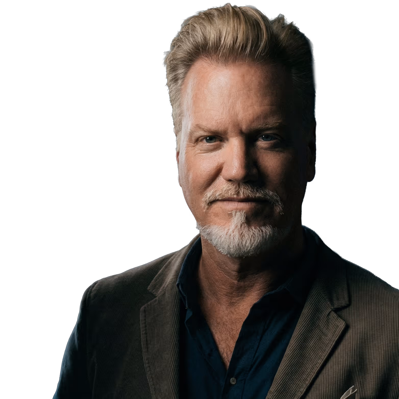 Dramatic photograph of Todd Mobraten.