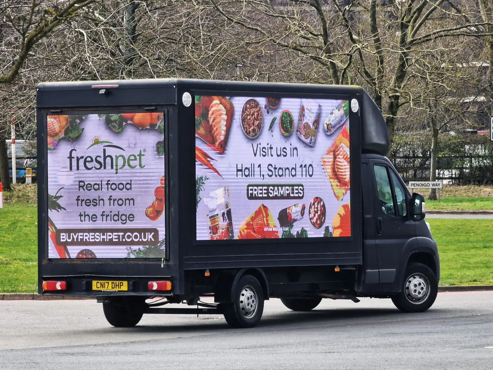 Freshpet UK launch campaign creative — brand identity and product imagery across multi-channel placements.