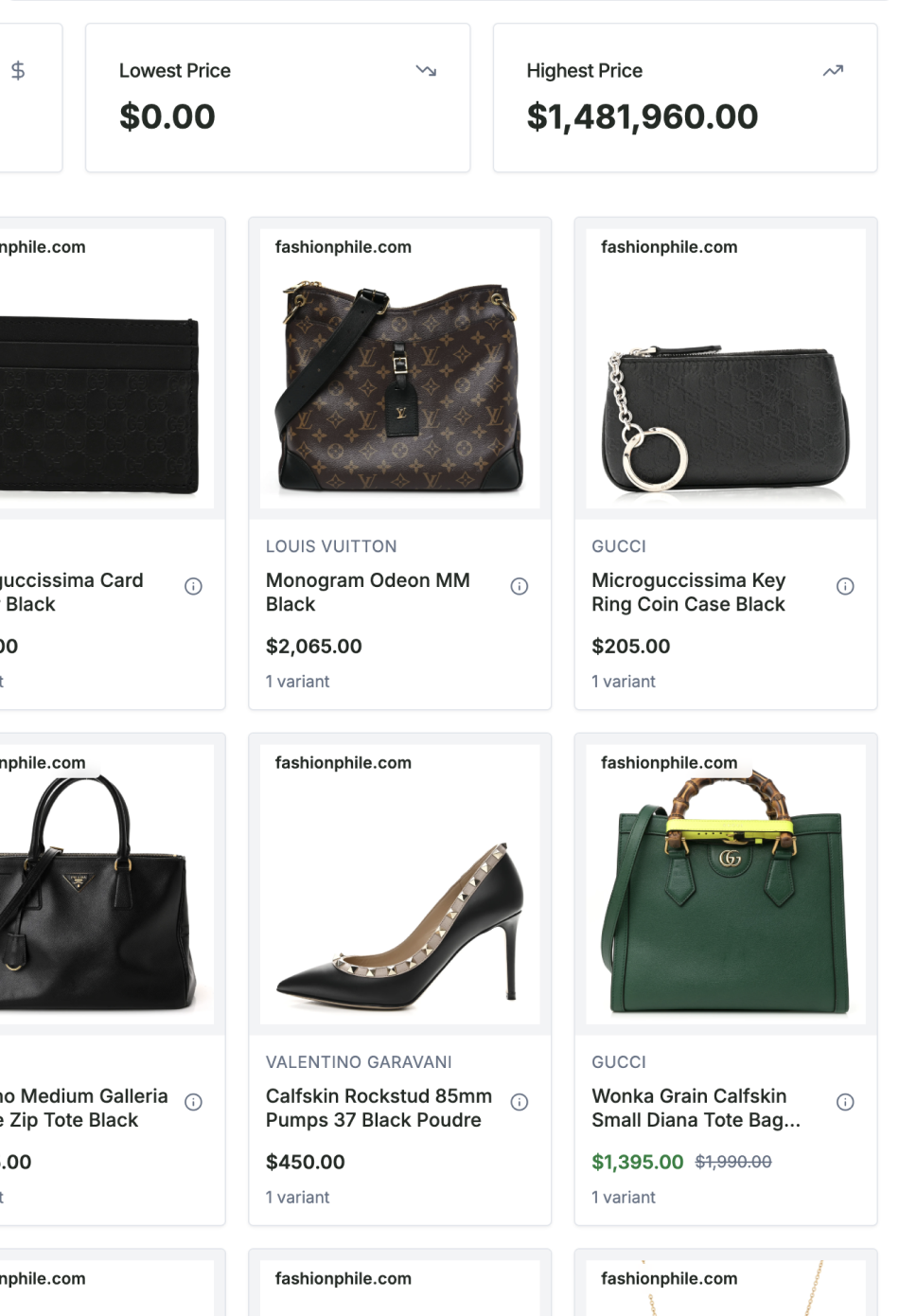 ShopVision Catalog Intelligence dashboard preview