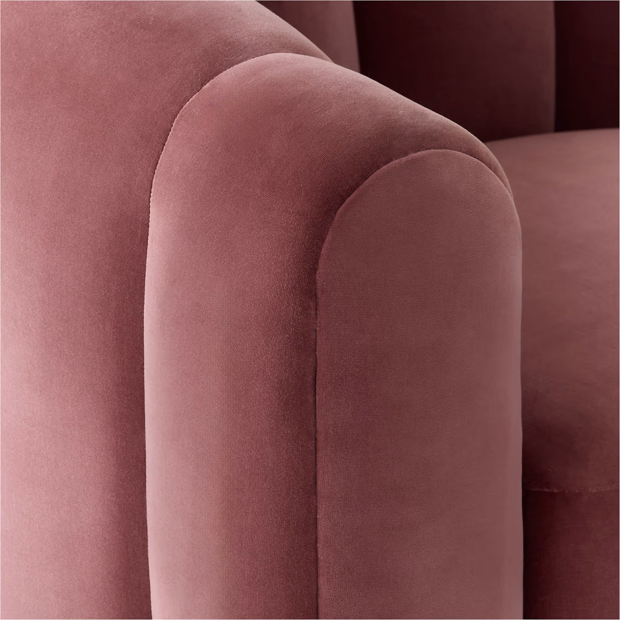 Velvet chair furniture product example