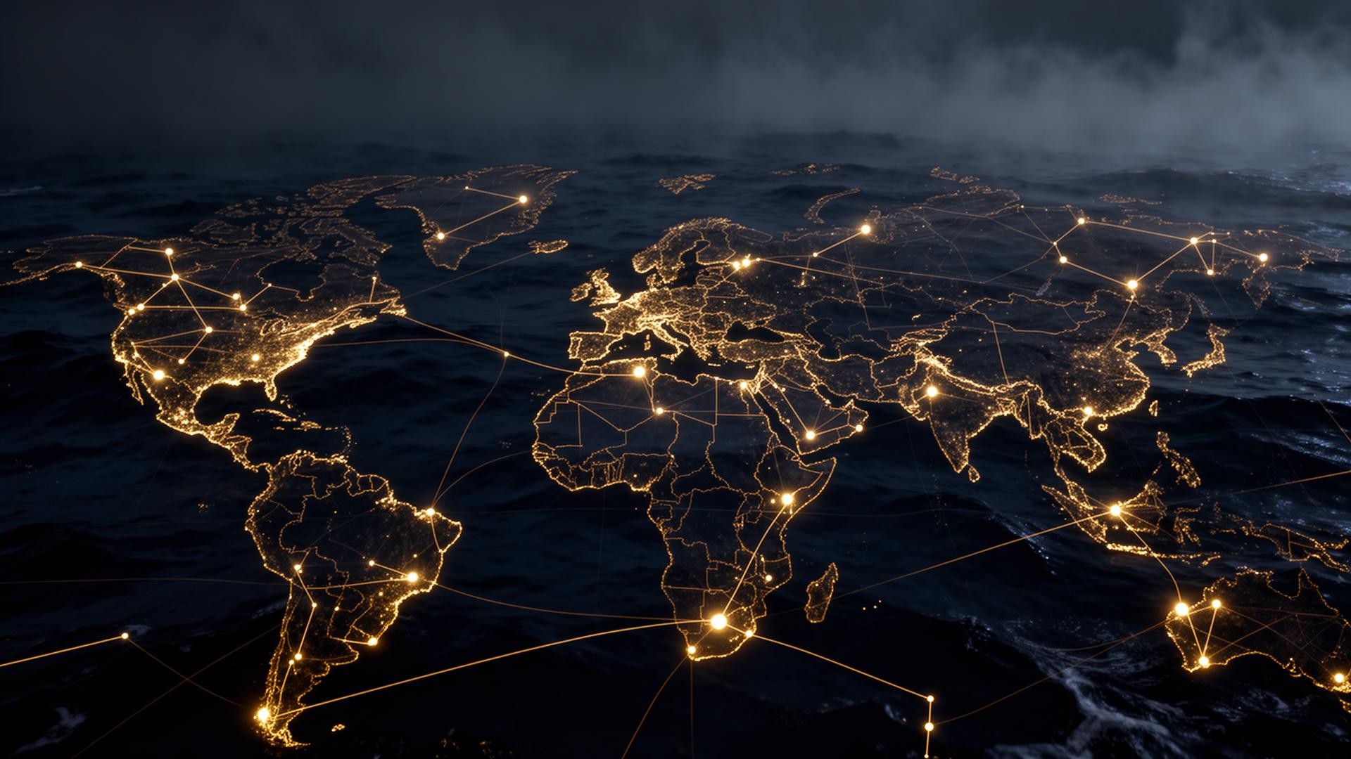 Sextant on nautical chart