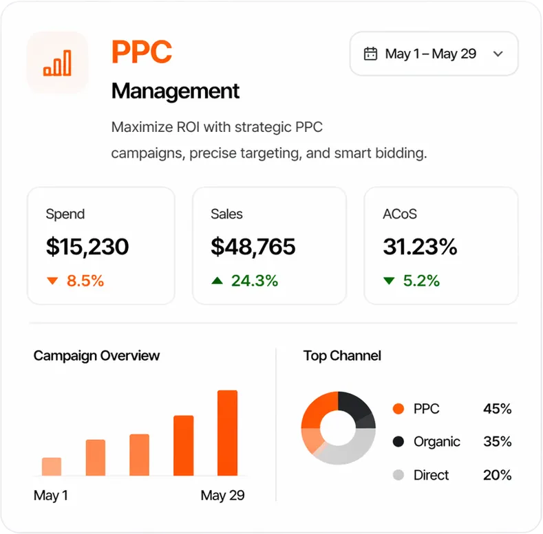Amazon PPC management services by Big Internet Commerce