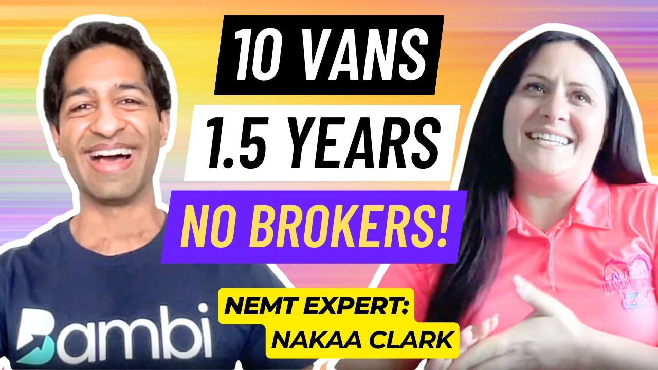 She grew to 10 Vans in 18 months in California without brokers!