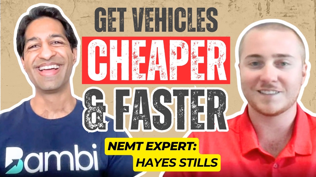 Get NEMT Vehicles Cheaper and Faster. No, Really!!