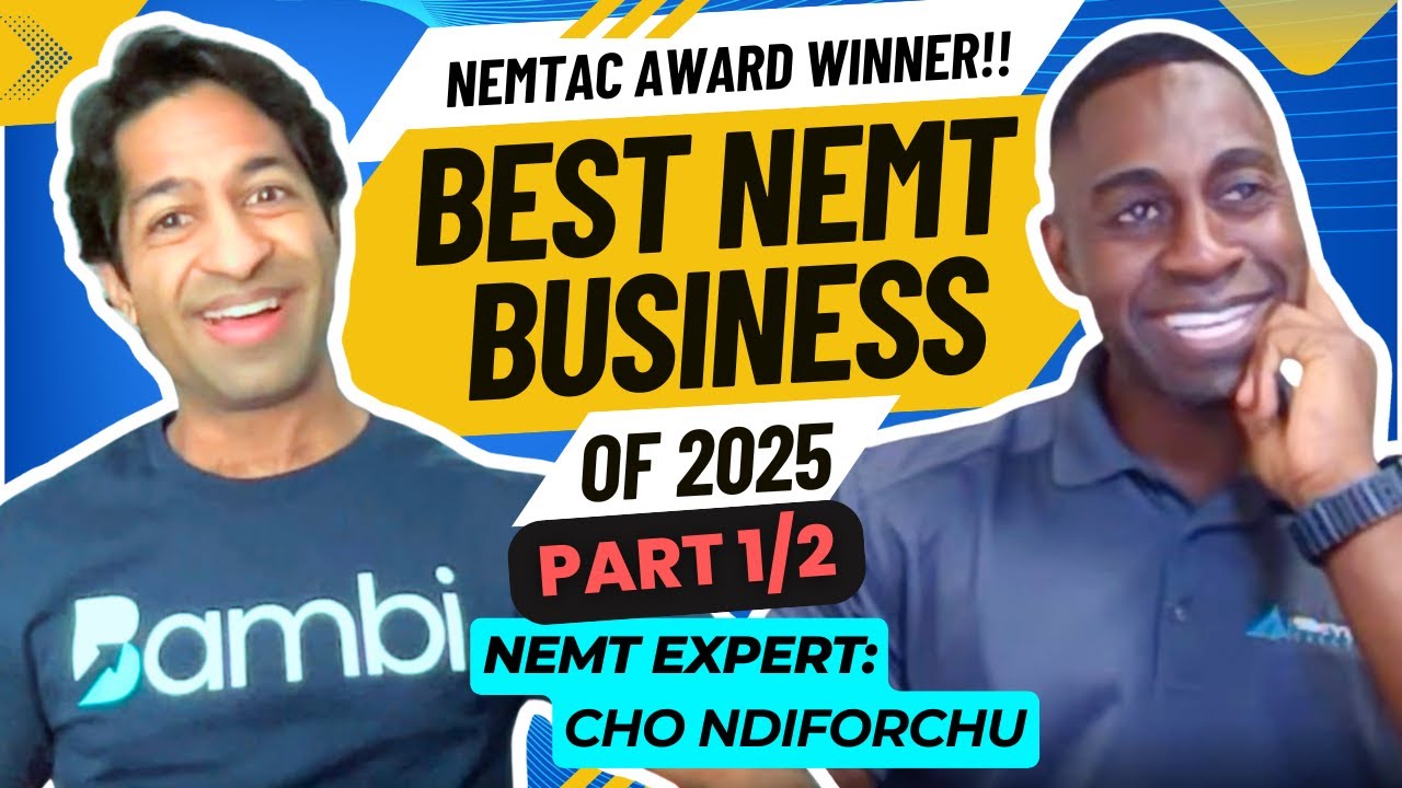 NEMTAC Award Winner! Best NEMT Provider of the Year 2025! Part 1