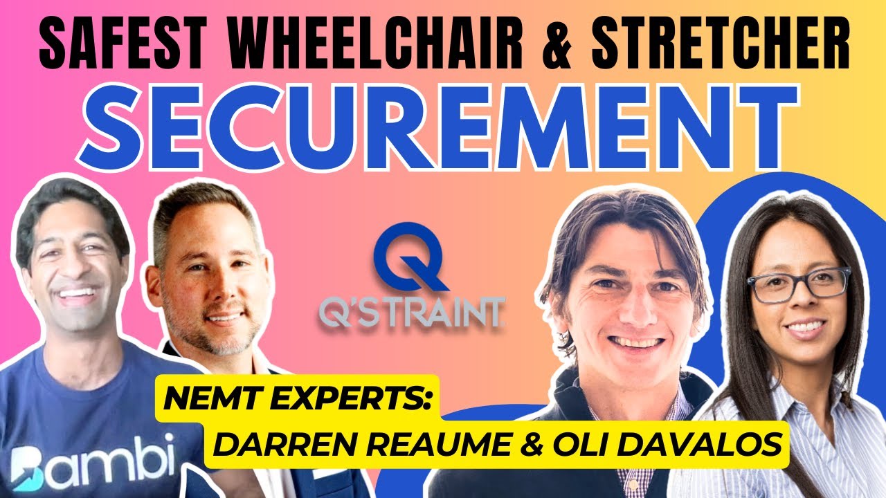 Safest Wheelchair and Stretcher Securement with Q'STRAINT