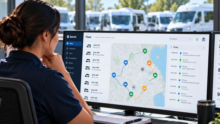 Live map of the whole fleet in Fleet HQ