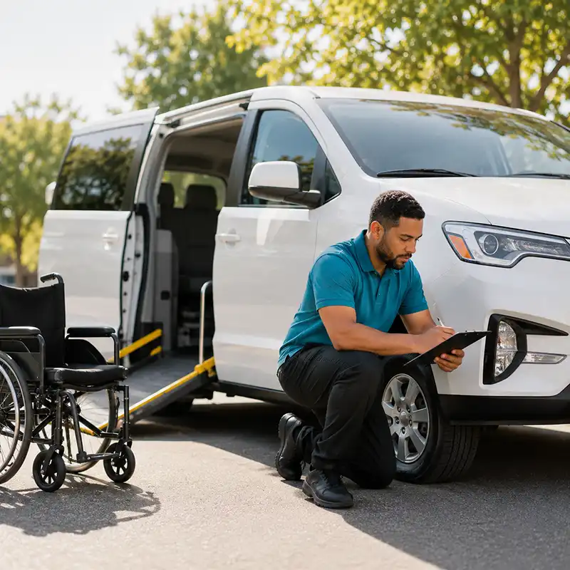 Building a fleet of wheelchair-accessible NEMT vehicles.