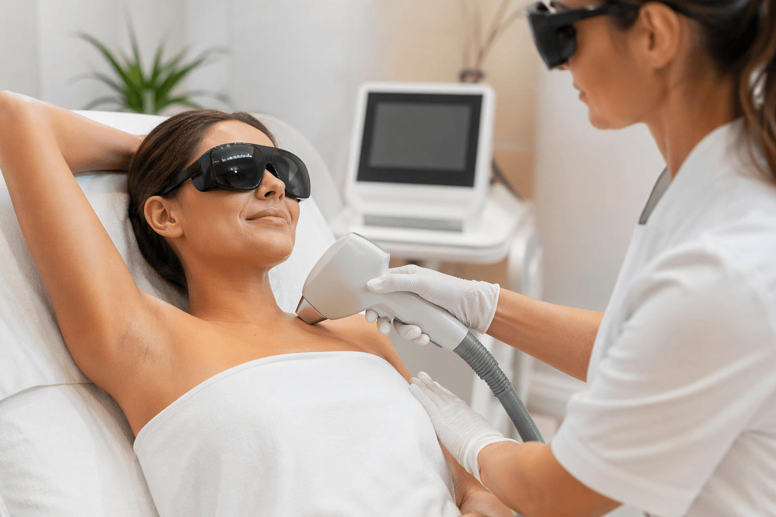 Laser hair removal treatment for smooth skin in La Mesa, California medspa