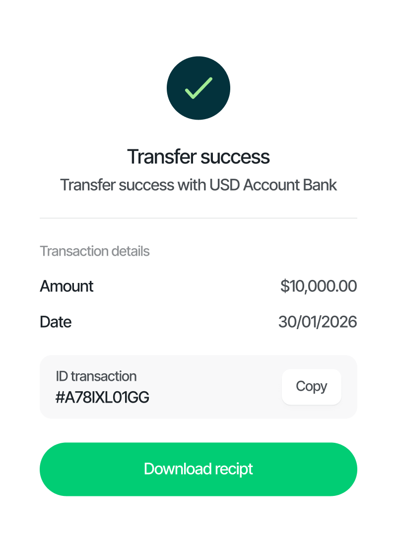 Successful Transaction Receipt Techpay Webflow Template | BRIX Template
