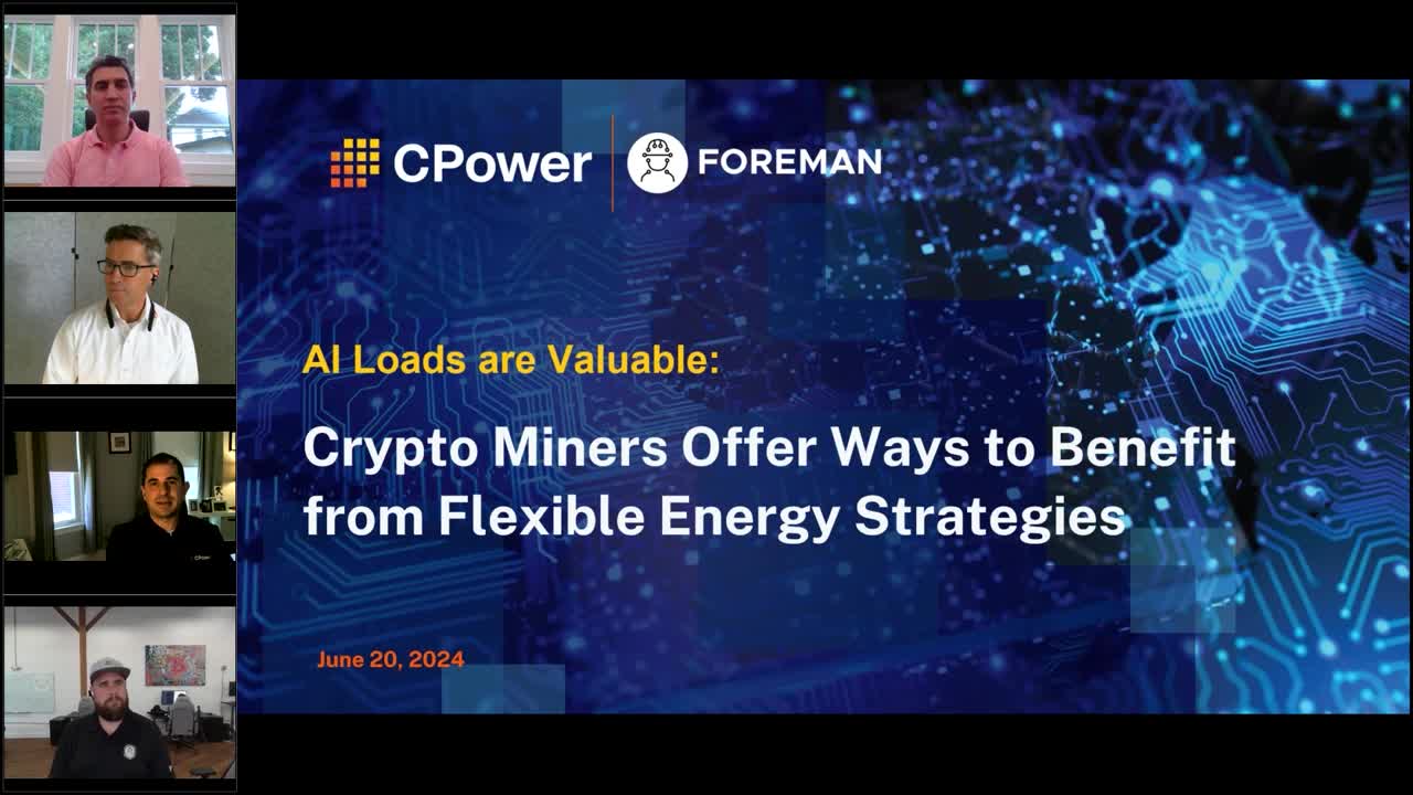 AI Loads are Valuable: Crypto Miners Offer Ways to Benefit from Flexible Energy Strategies