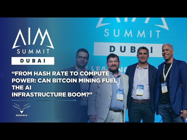 From Hash Rate to Compute Power: Can Bitcoin Mining Fuel the AI Infrastructure Boom? | AIM Summi