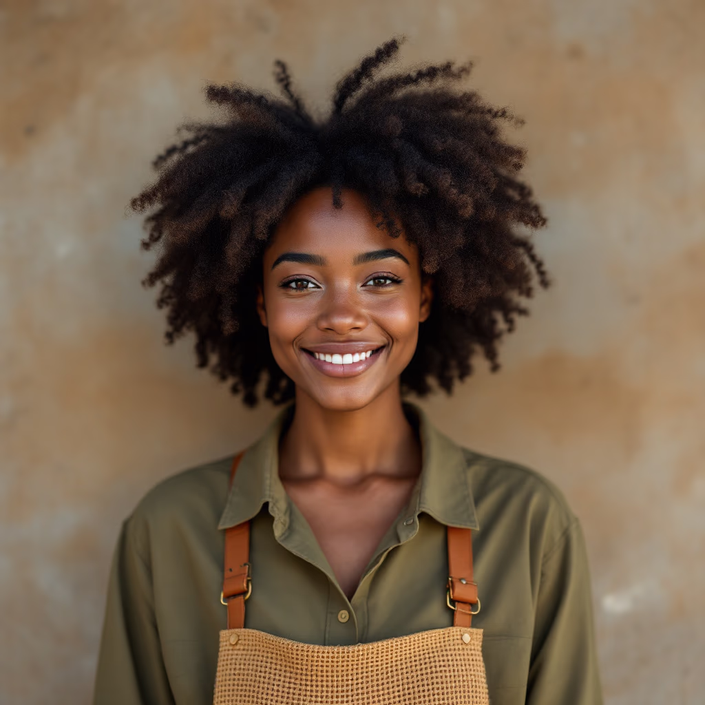[headshot] image of customer sharing feedback (for a environmental conservation nonprofit)