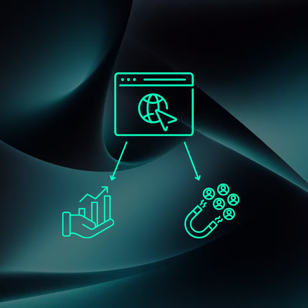Webflow landing page design showing a clean, structured layout with clear CTA placement