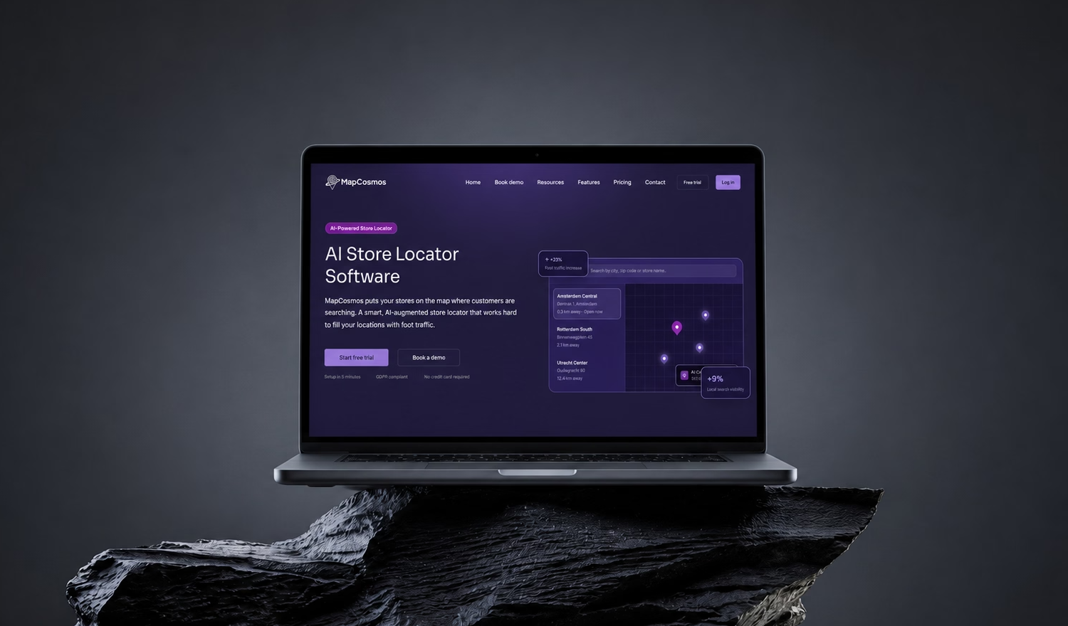 Custom Webflow website design for SaaS company - marketing site built by certified Webflow developer UK