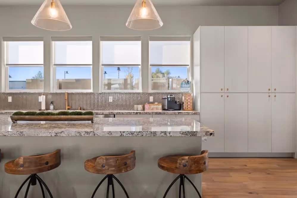Clubhouse kitchen area