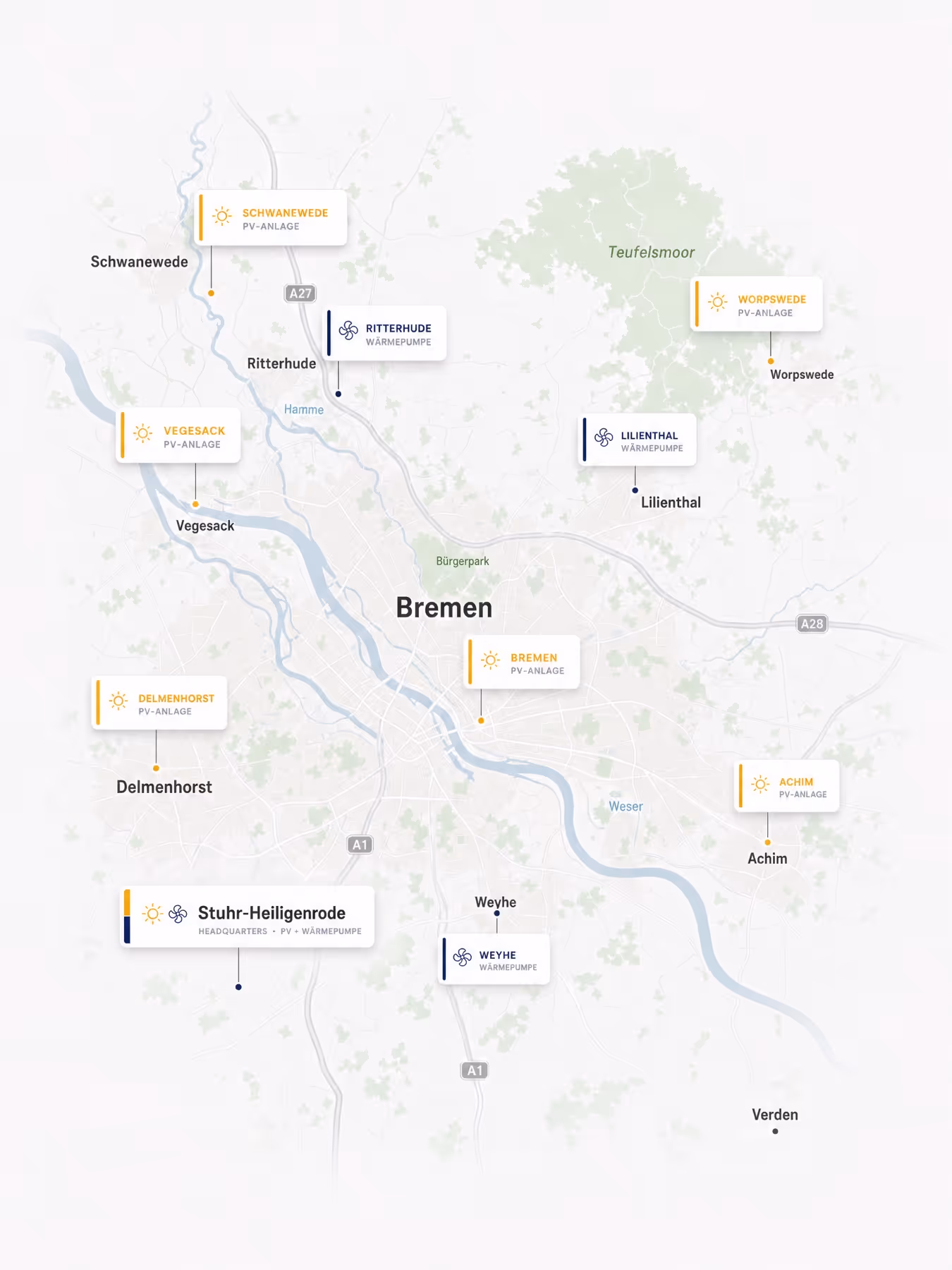 Premium Karte Bremen Stuhr-Heiligenrode