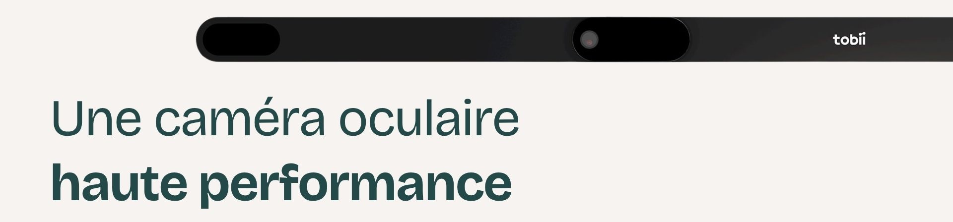 Caméra oculaire Tobii intégrée à JIB Eyes Premium pour la poursuite du regard