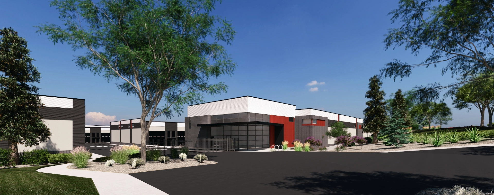 image of vehicles in showroom (for a auto dealership)